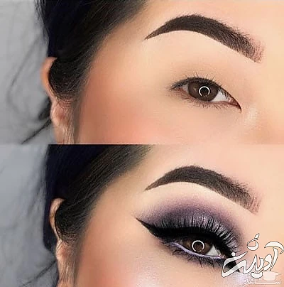 آرایش چشم پف دار